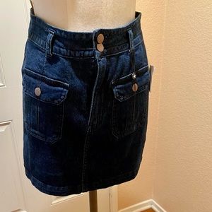 Denim Mini Skirt